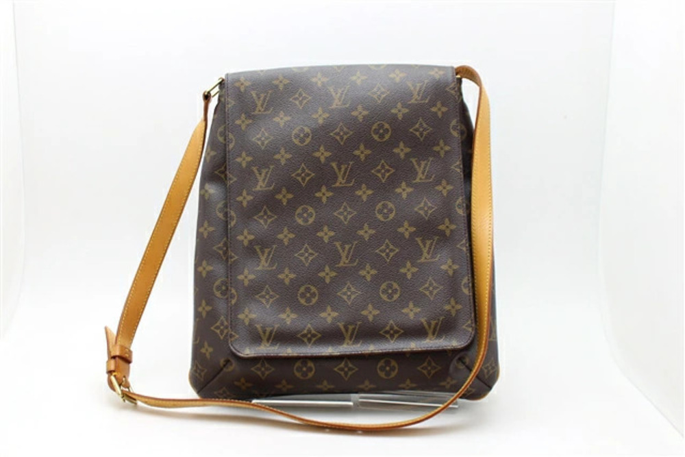 Louis Vuitton Monogram Bag Musette Shoulder Brown
